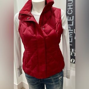 Eddie Bauer Red Goose Down Vest- size Large